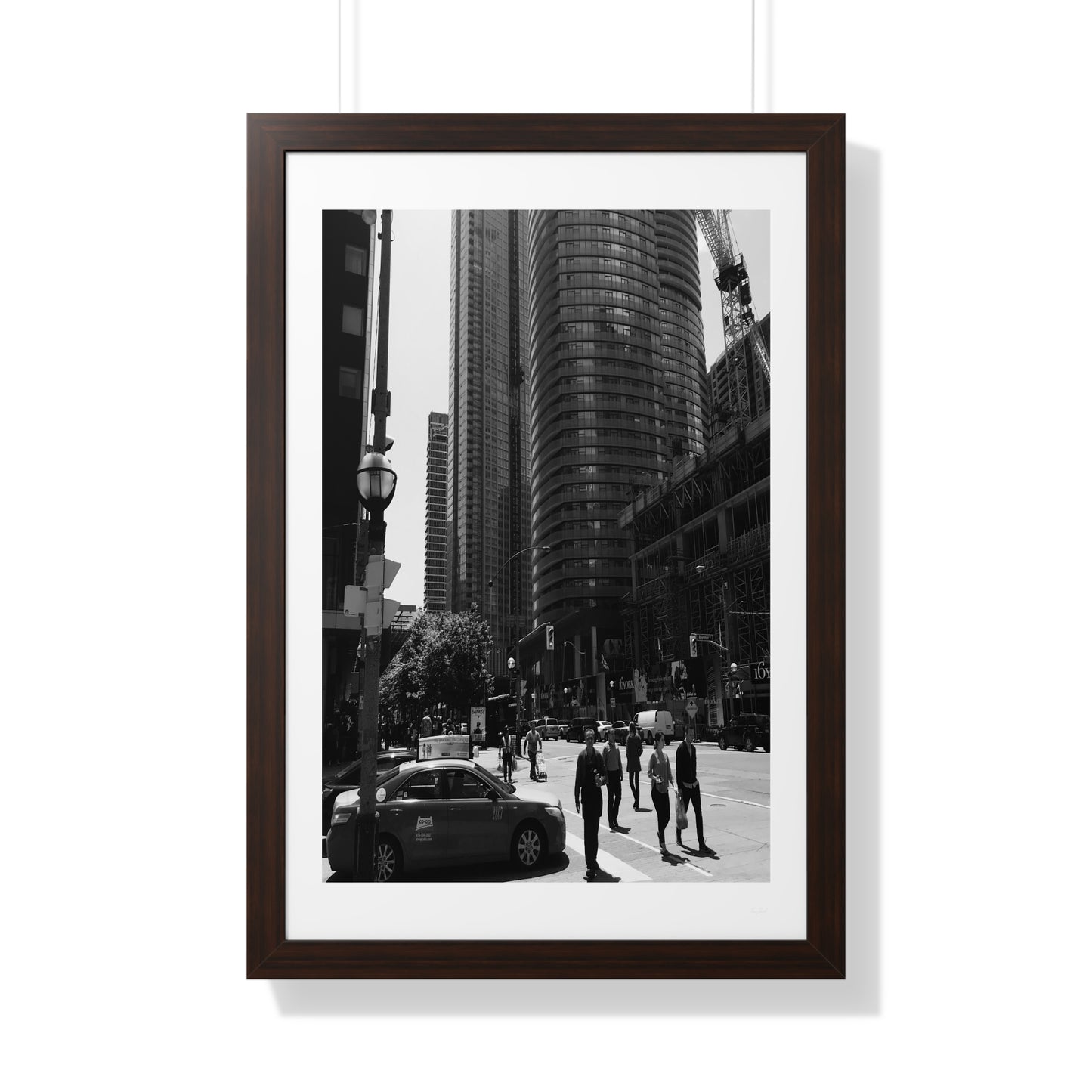 Bremner Boulevard - Framed Vertical Poster