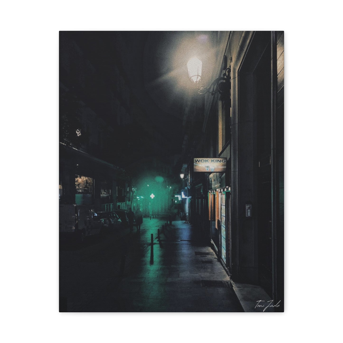 Night in Madrid - Canvas Gallery Wraps