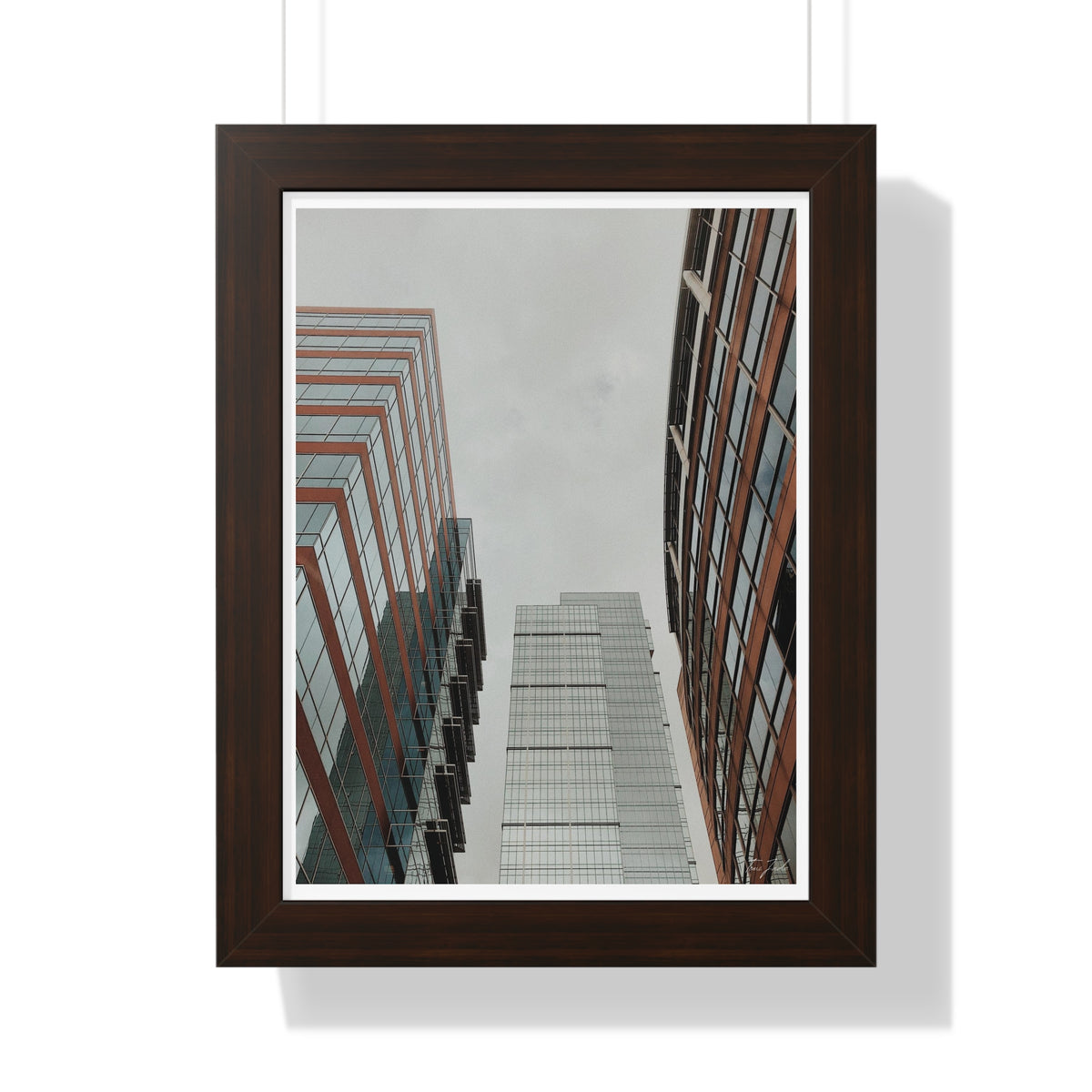 Tall Reflection - Framed Vertical Poster