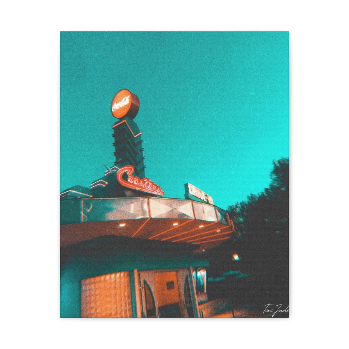Coasters Drive In - Canvas Gallery Wraps