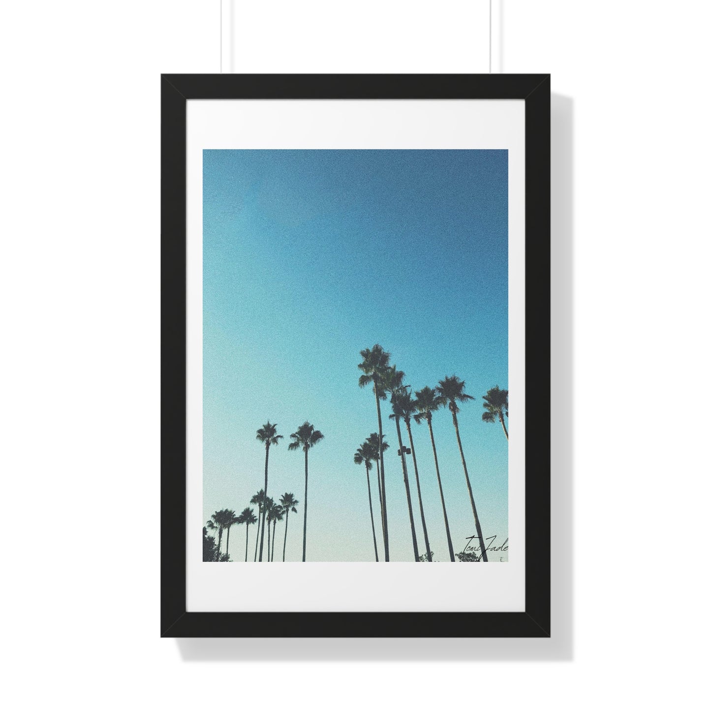 Palm Paradise - Framed Vertical Poster