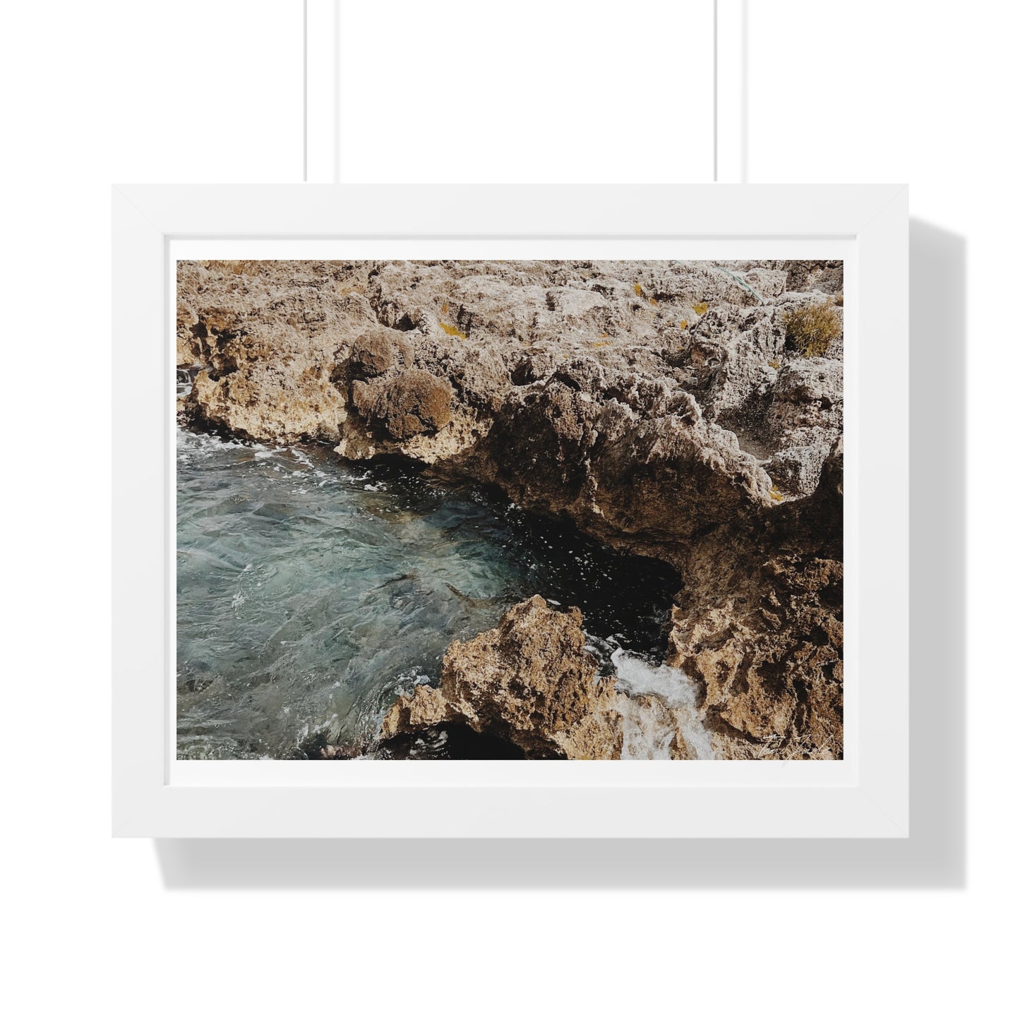 Low Tide - Framed Horizontal Poster