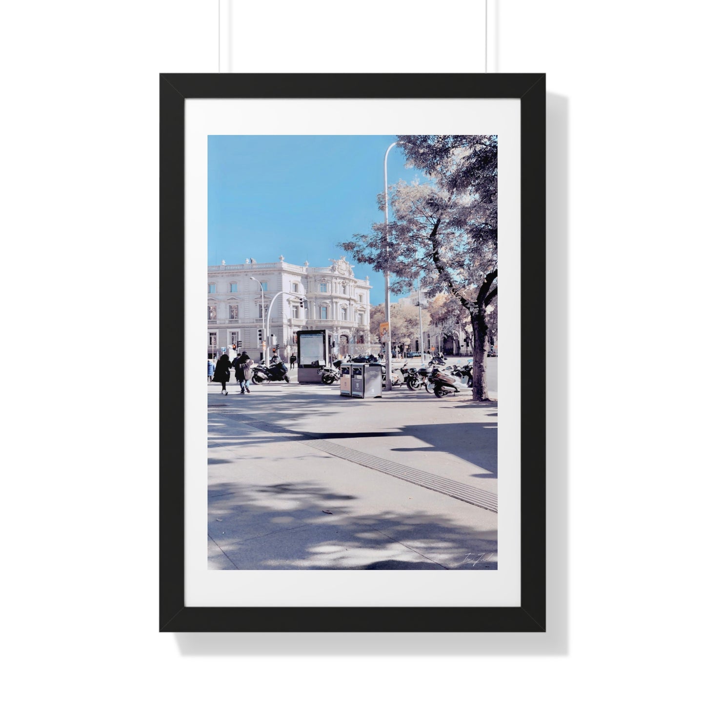 Sunny Winters - Framed Vertical Poster