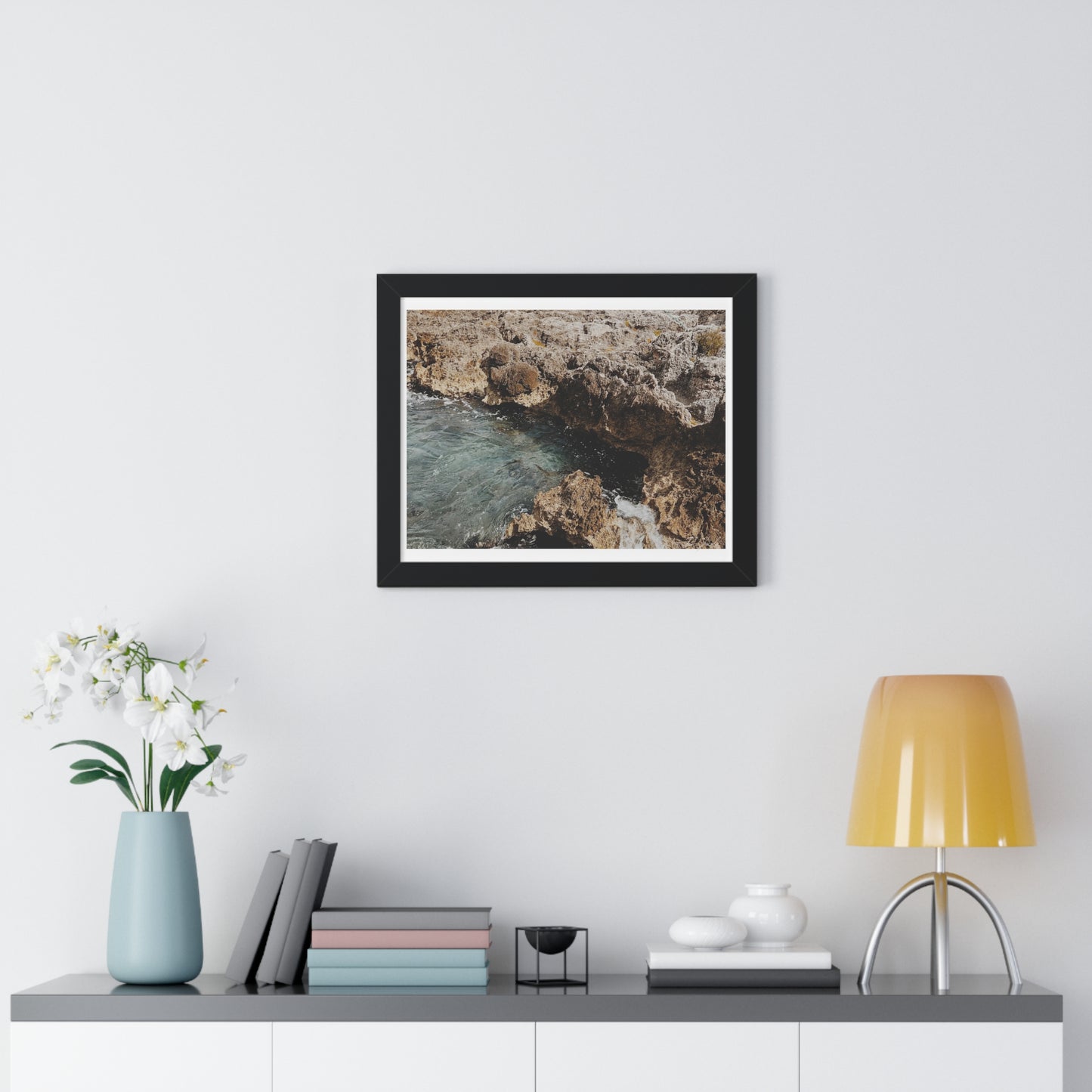 Low Tide - Framed Horizontal Poster