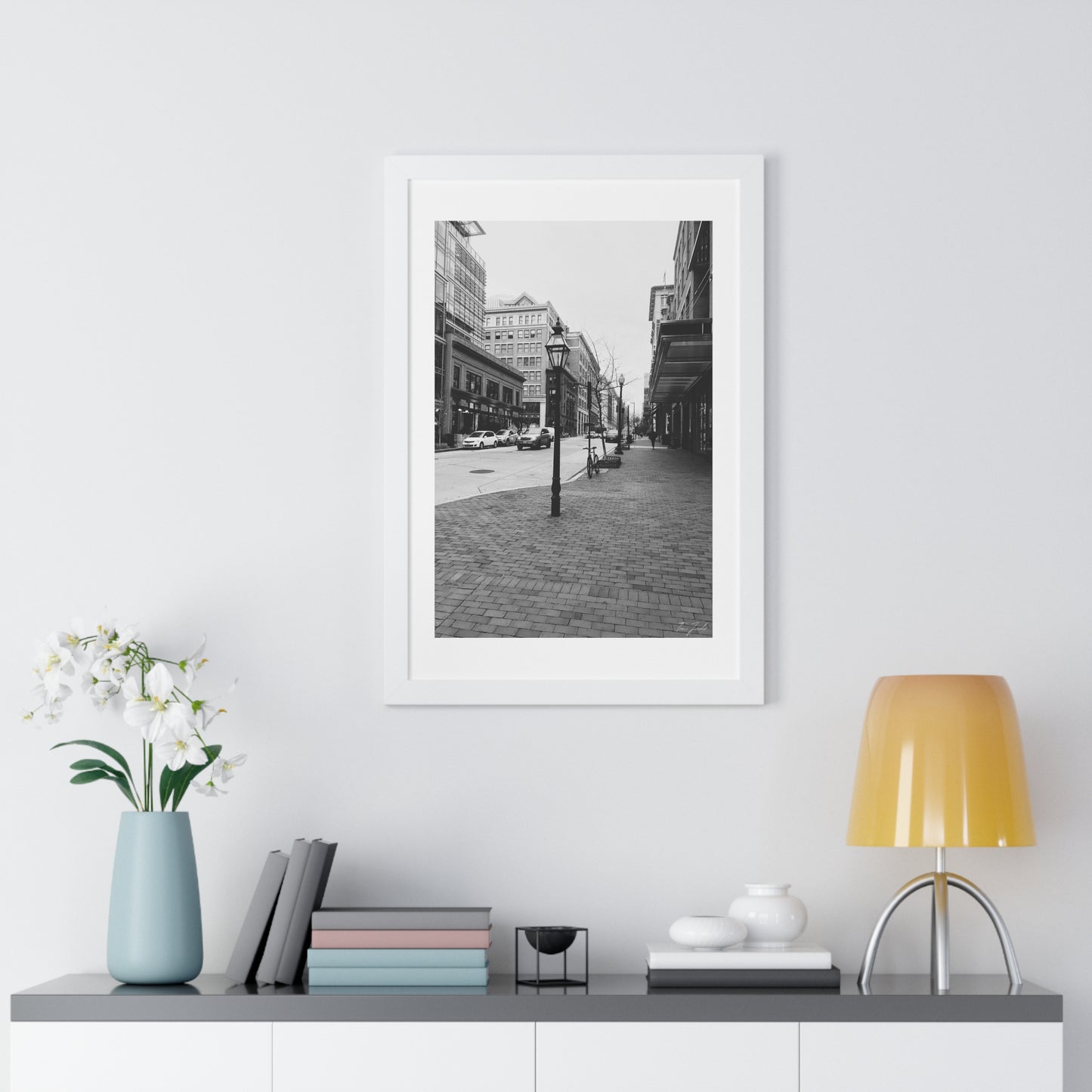 Eleventh Street - Framed Vertical Poster