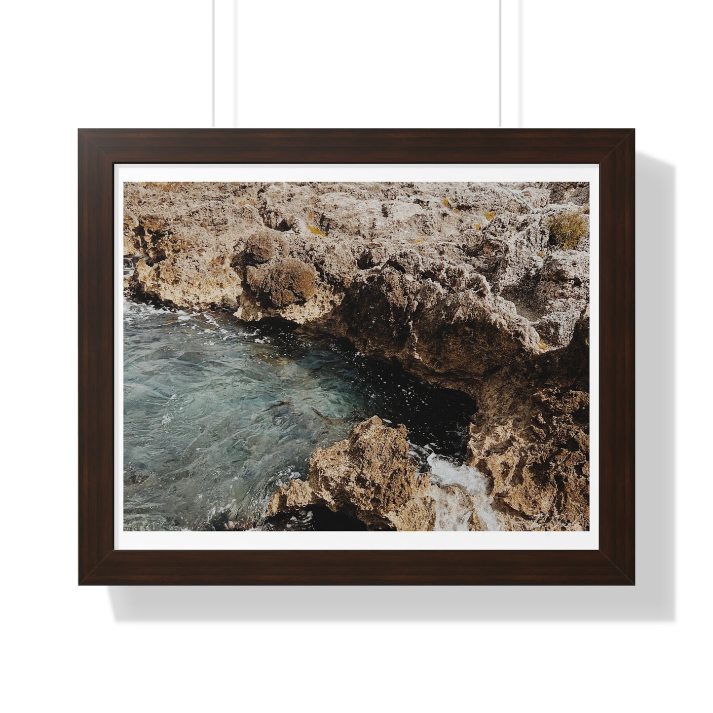 Low Tide - Framed Horizontal Poster