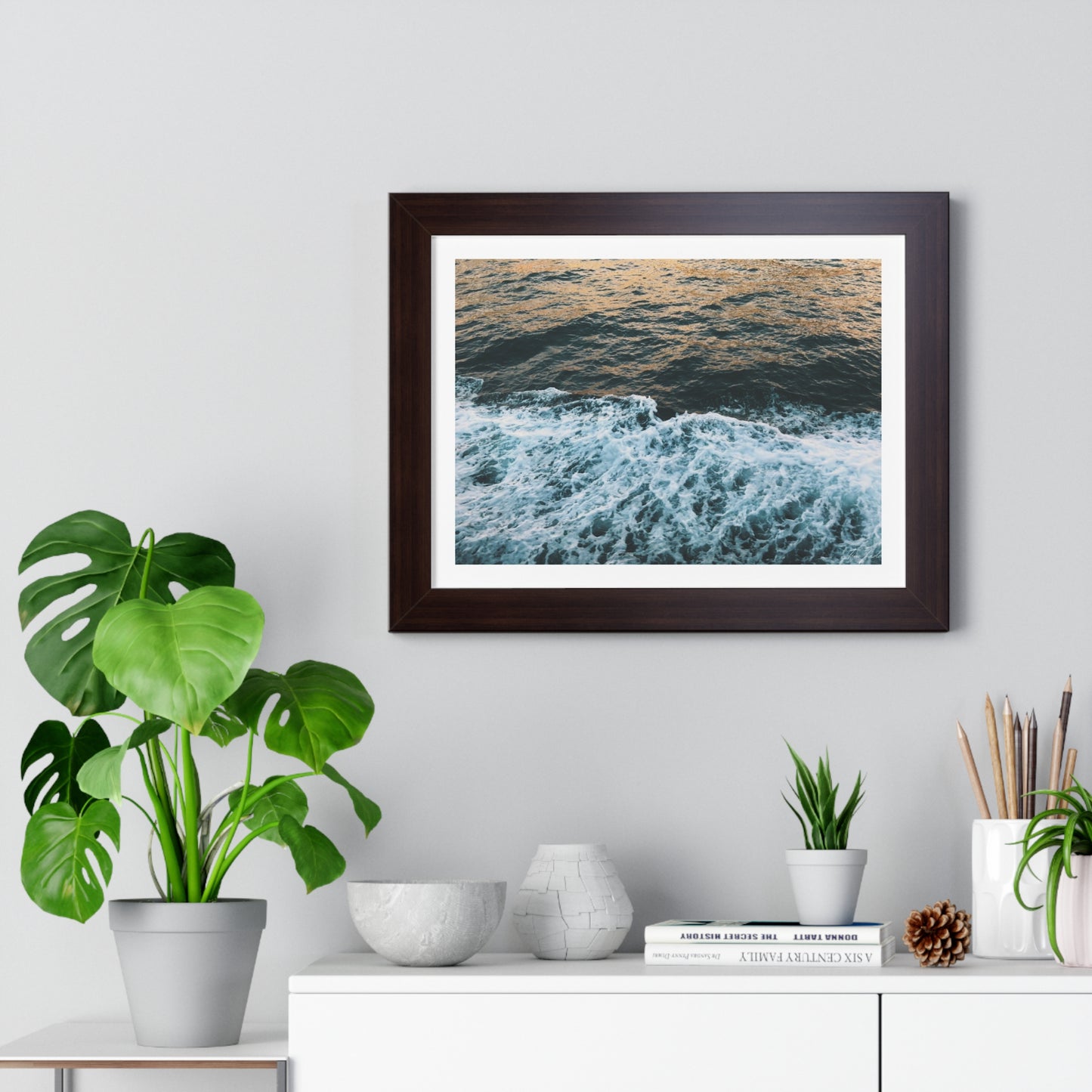 Rushing Waters - Framed Horizontal Poster