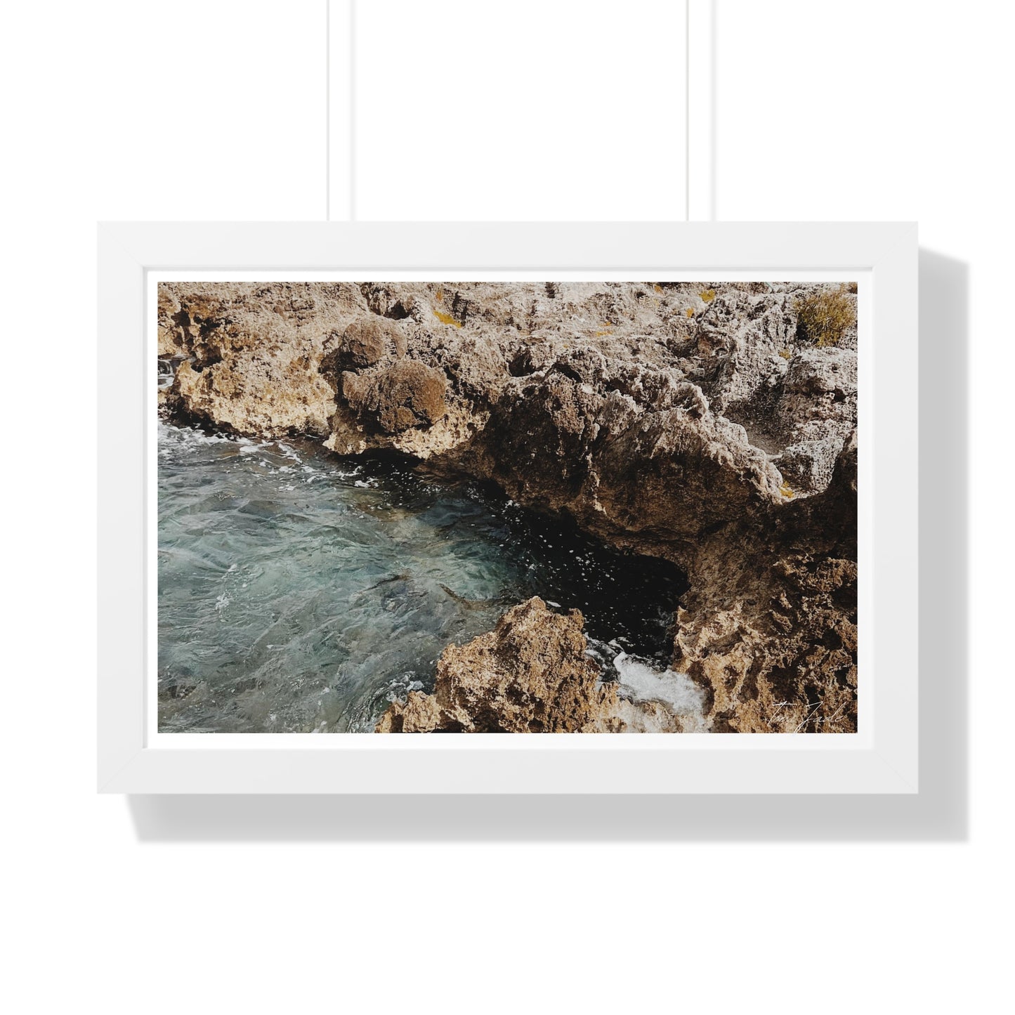 Low Tide - Framed Horizontal Poster