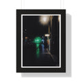 Night in Madrid - Framed Vertical Poster