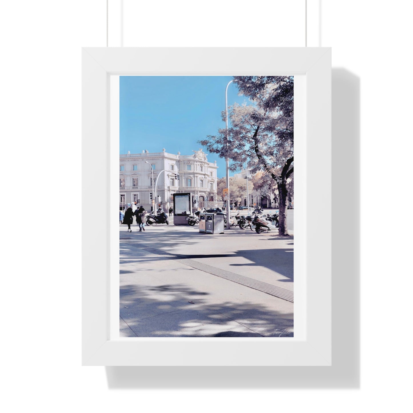 Sunny Winters - Framed Vertical Poster