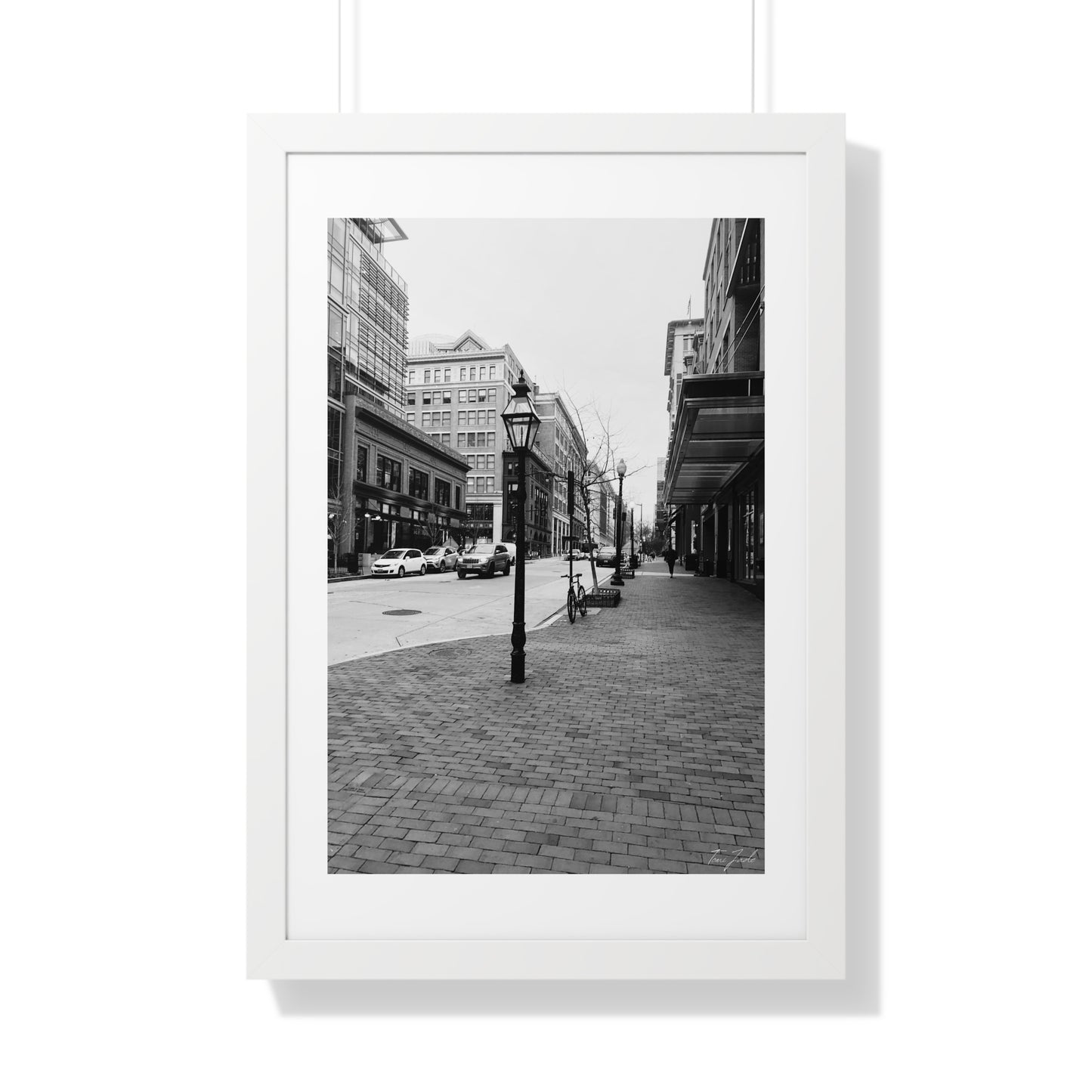 Eleventh Street - Framed Vertical Poster