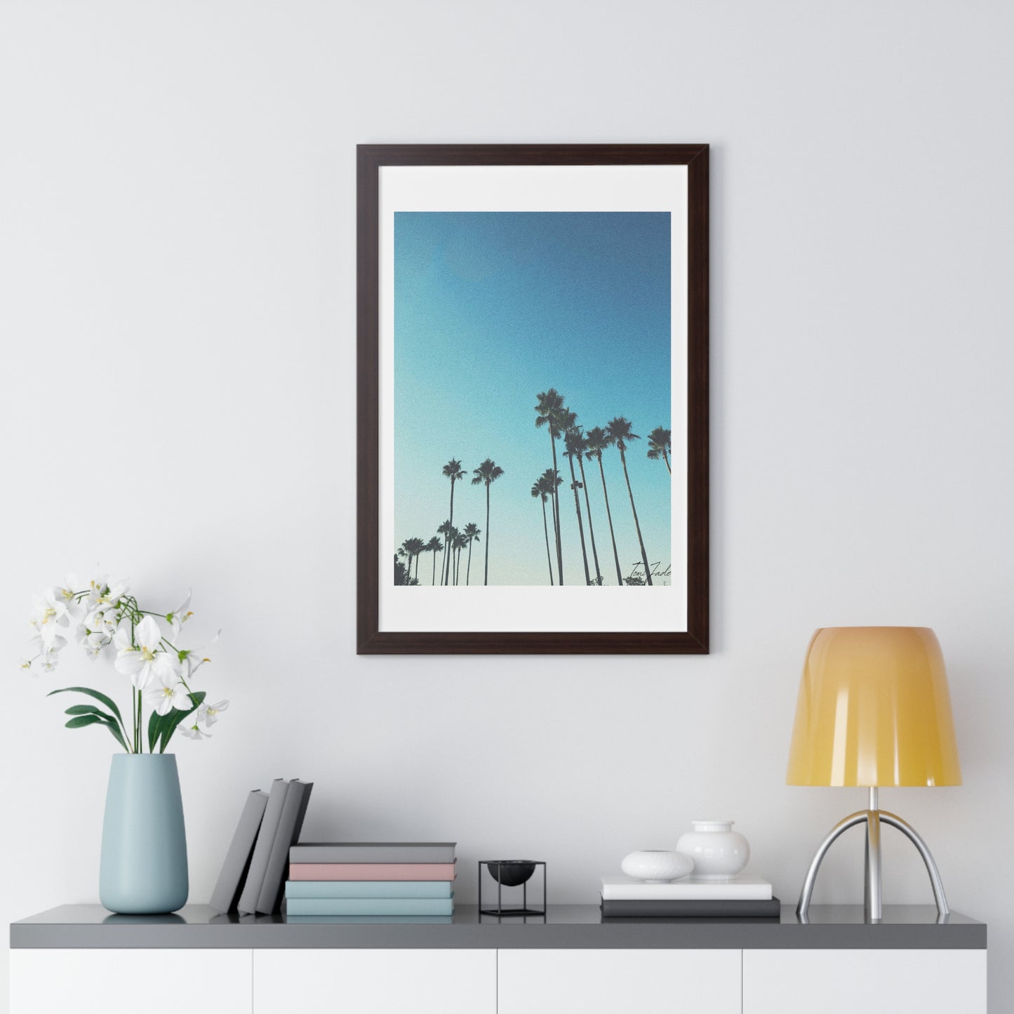 Palm Paradise - Framed Vertical Poster