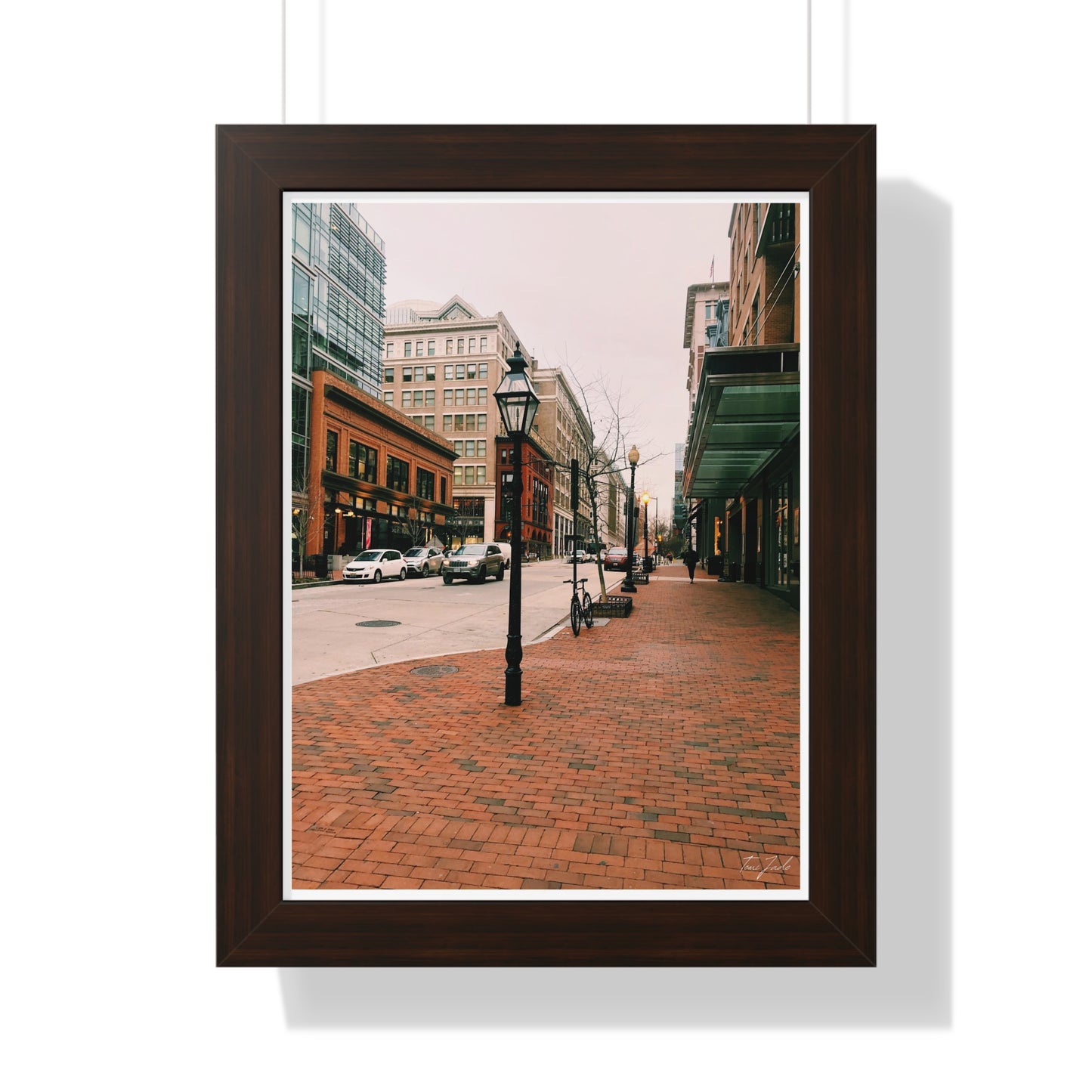 Eleventh Street (In Color) - Framed Vertical Poster