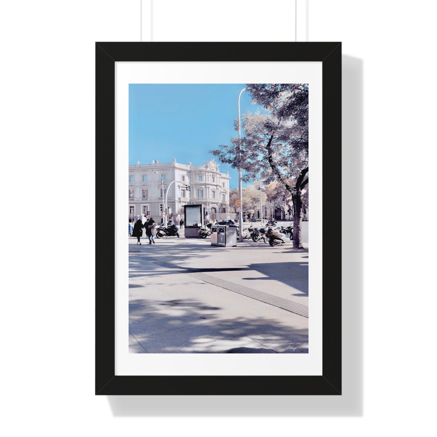 Sunny Winters - Framed Vertical Poster