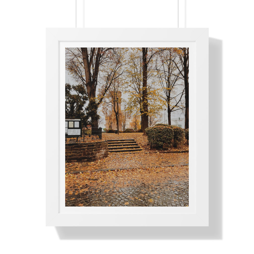 Fall in Germany - Framed Vertical Poster