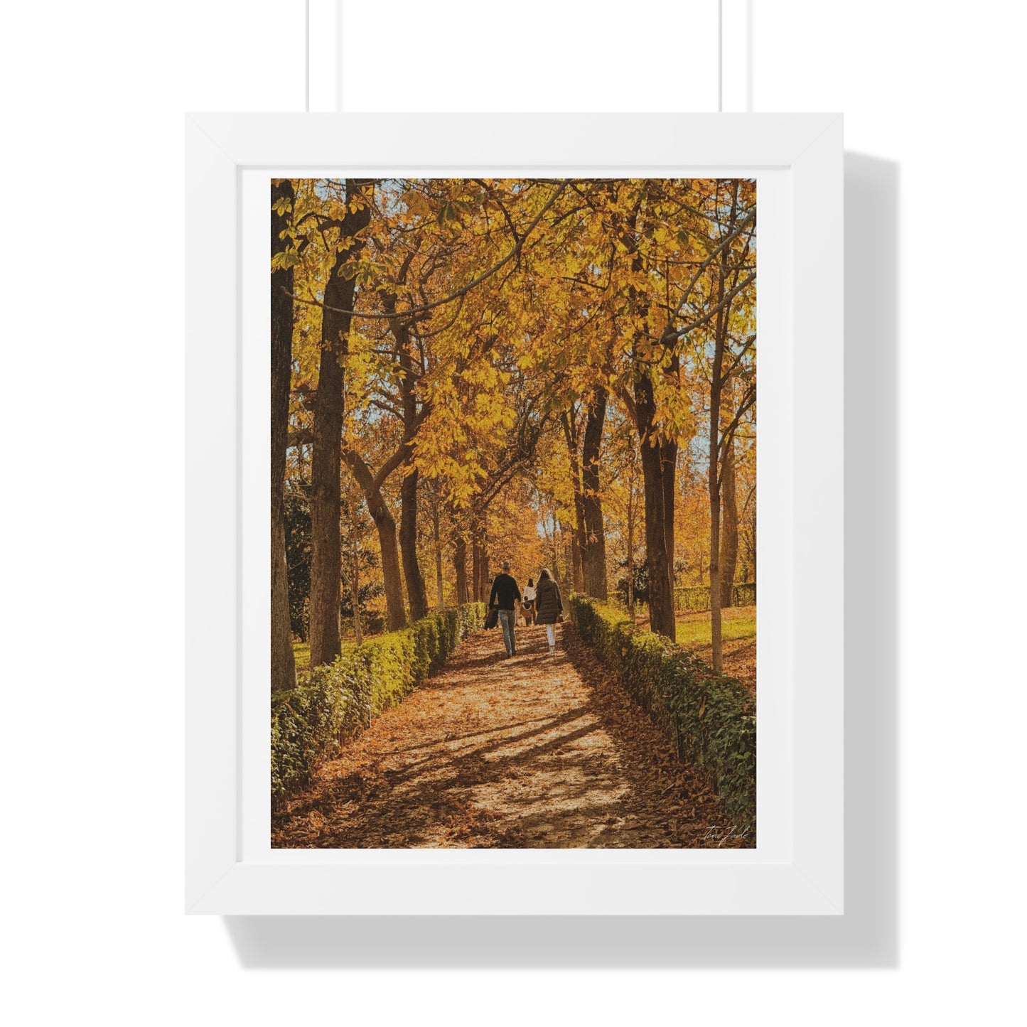 Autumn in Spain - Framed Vertical Poster