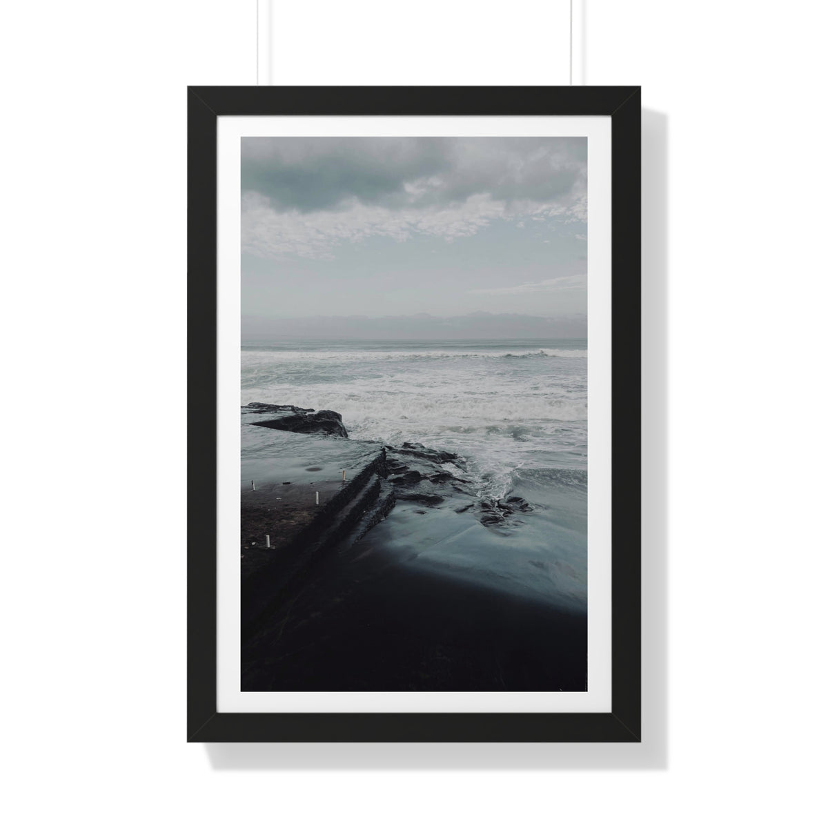 Deep Coast - Framed Vertical Poster