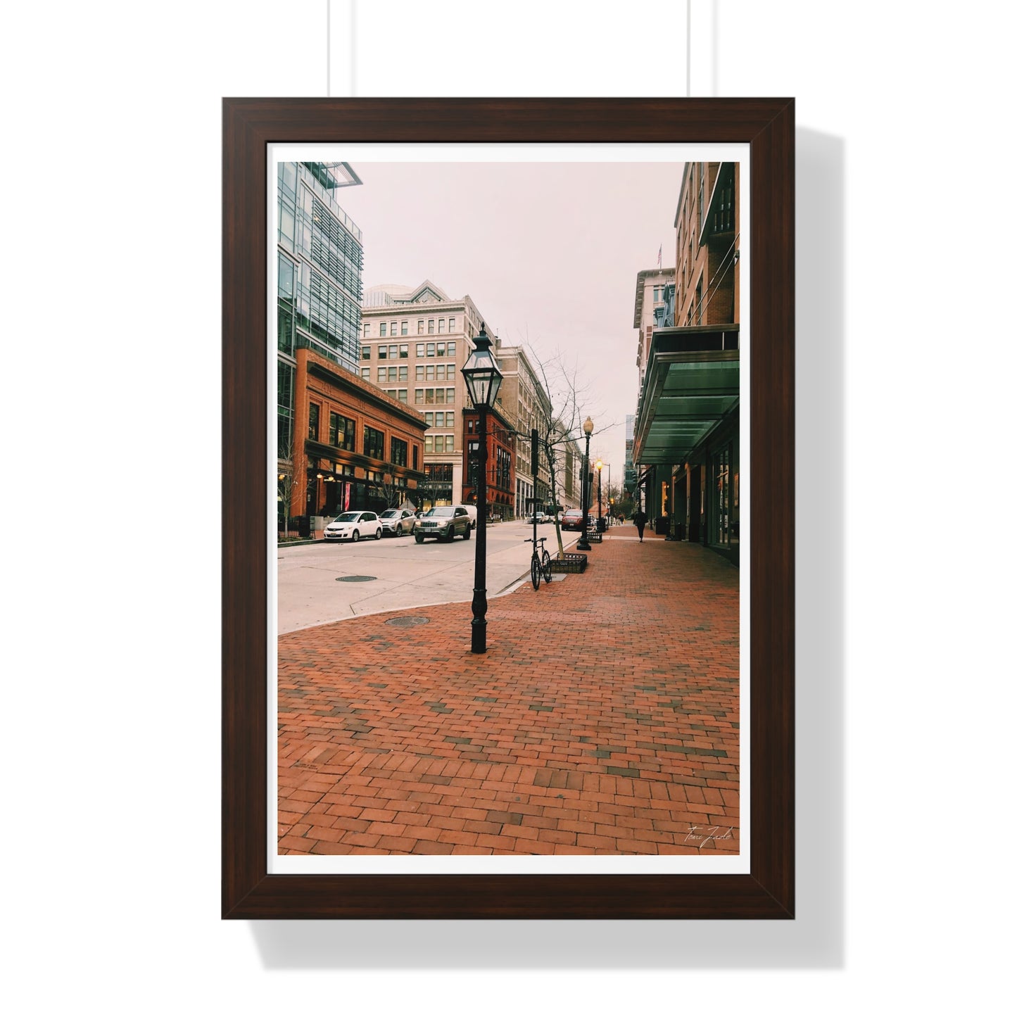 Eleventh Street (In Color) - Framed Vertical Poster