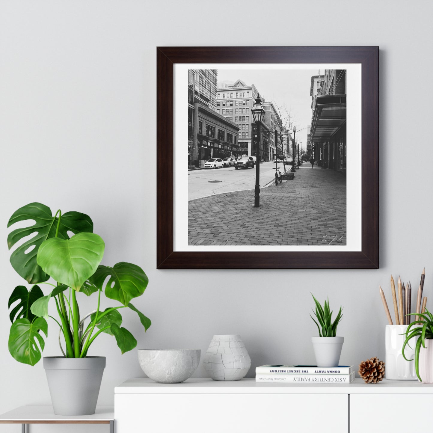 Eleventh Street - Framed Vertical Poster