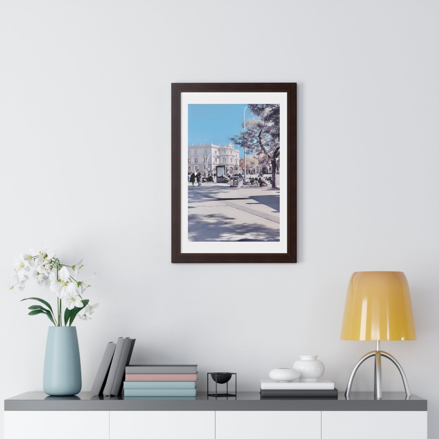 Sunny Winters - Framed Vertical Poster