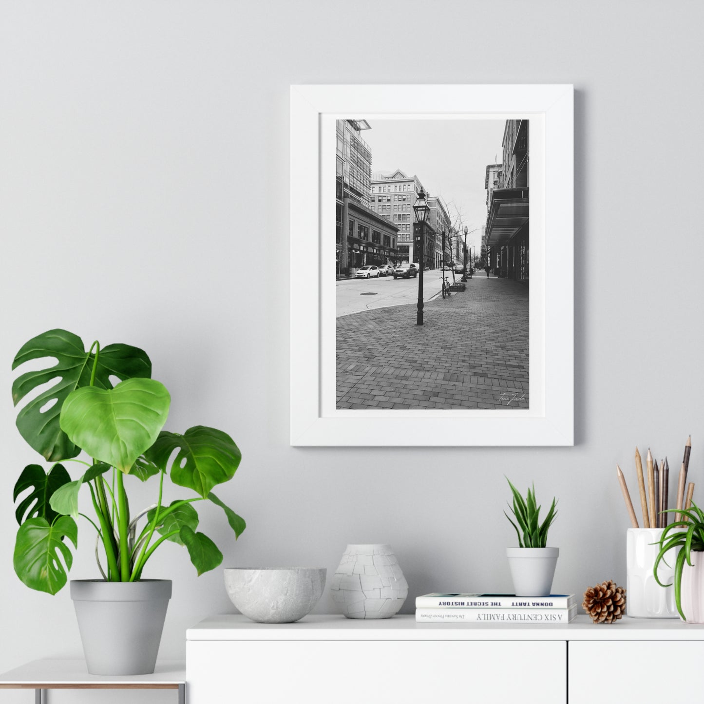 Eleventh Street - Framed Vertical Poster