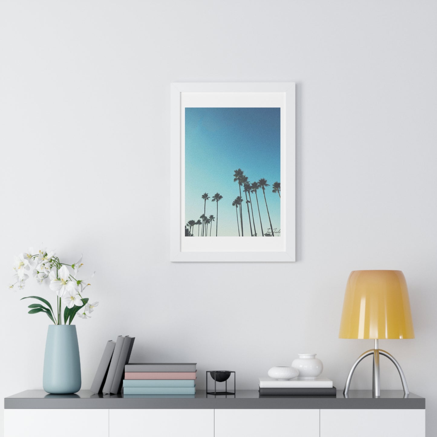 Palm Paradise - Framed Vertical Poster