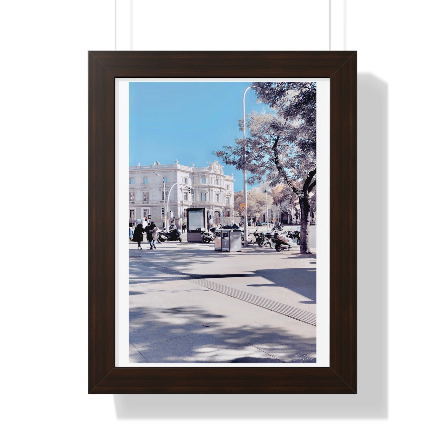 Sunny Winters - Framed Vertical Poster