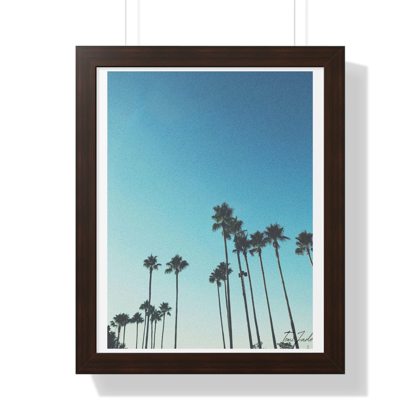 Palm Paradise - Framed Vertical Poster