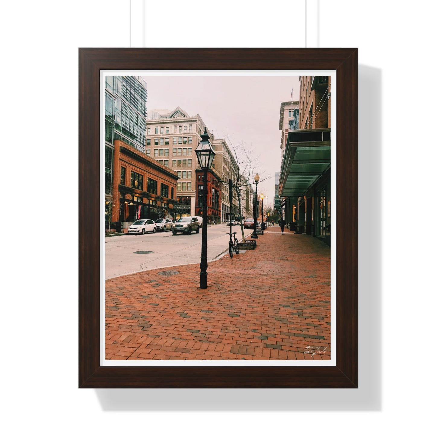 Eleventh Street (In Color) - Framed Vertical Poster