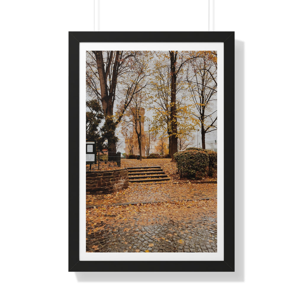 Fall in Germany - Framed Vertical Poster
