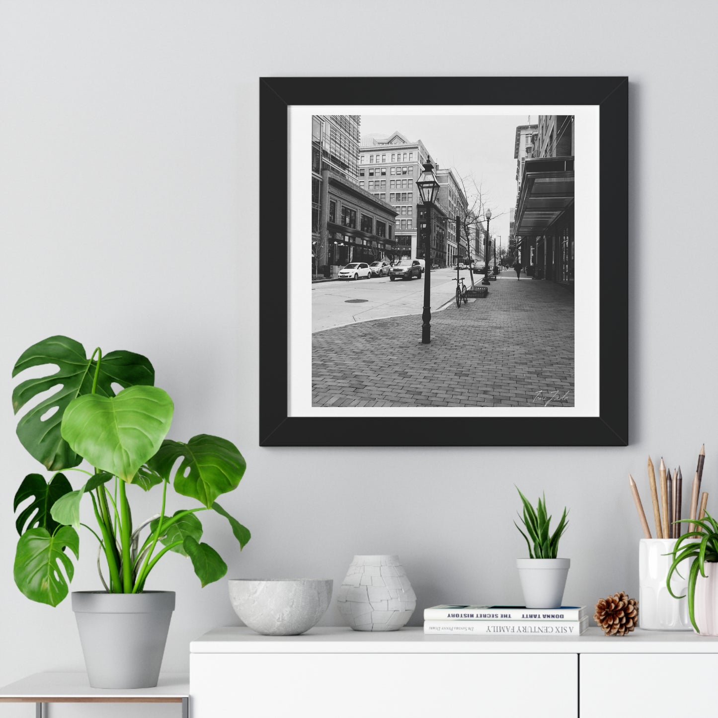 Eleventh Street - Framed Vertical Poster