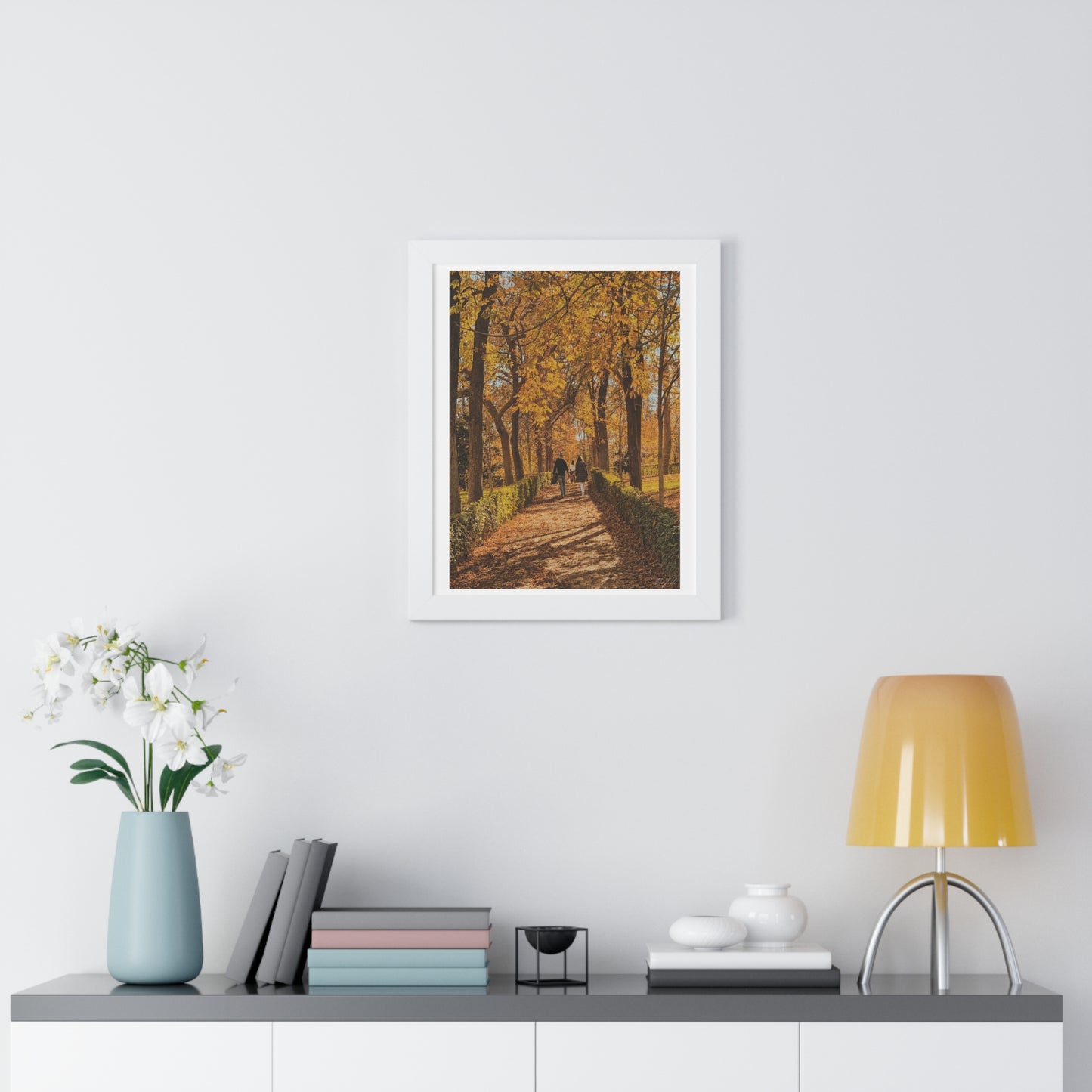 Autumn in Spain - Framed Vertical Poster