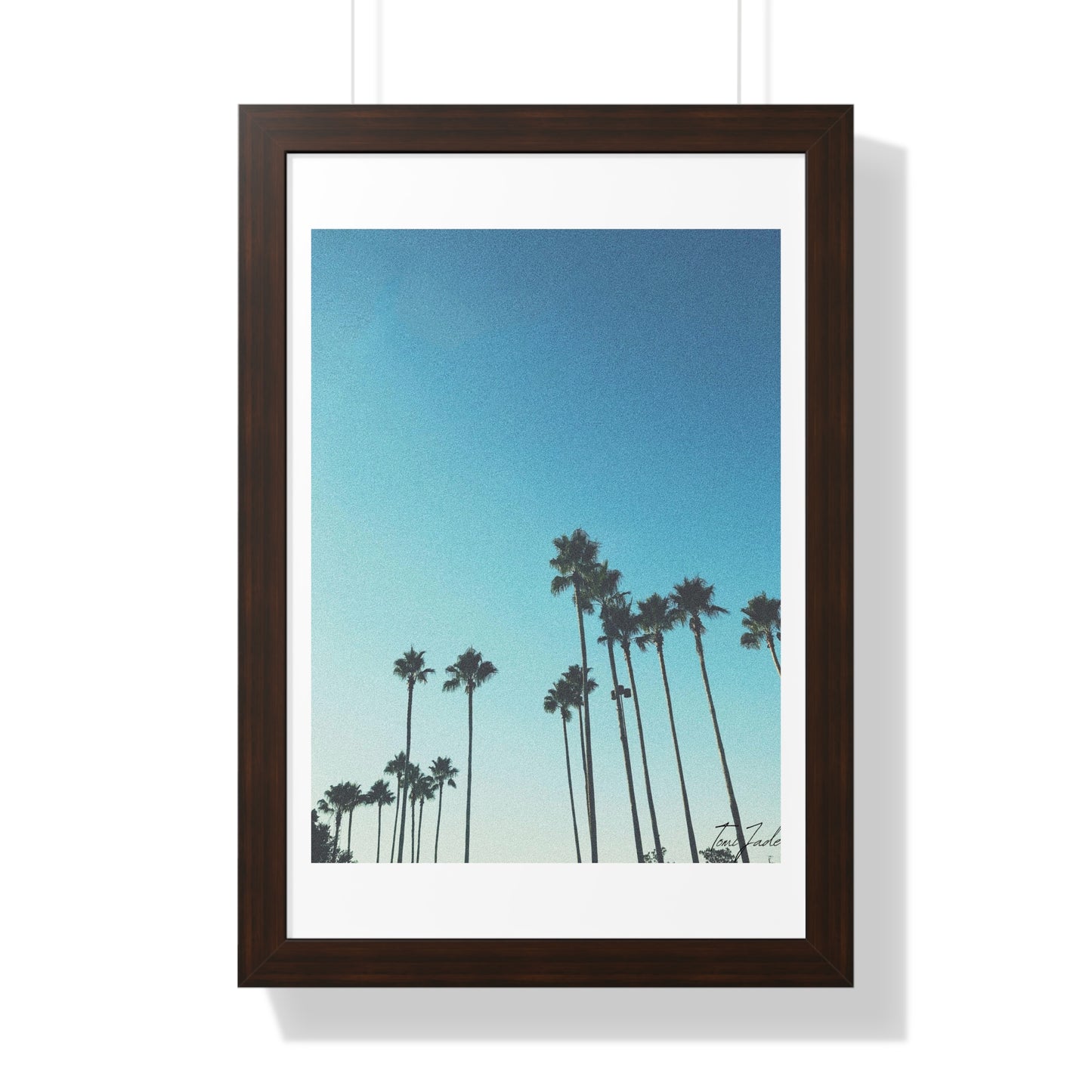 Palm Paradise - Framed Vertical Poster