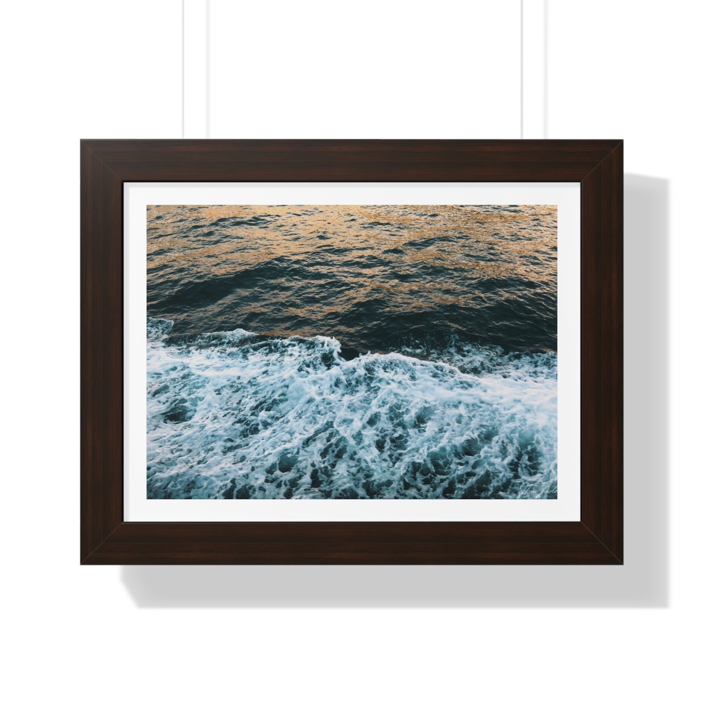 Rushing Waters - Framed Horizontal Poster