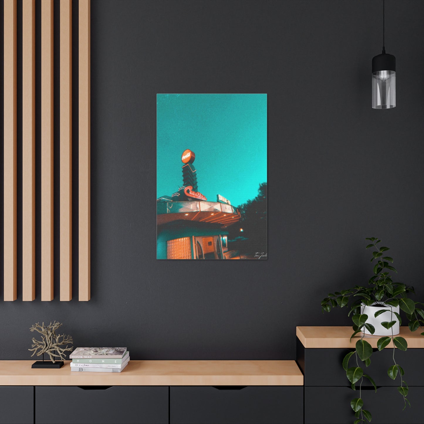 Coasters Drive In - Canvas Gallery Wraps