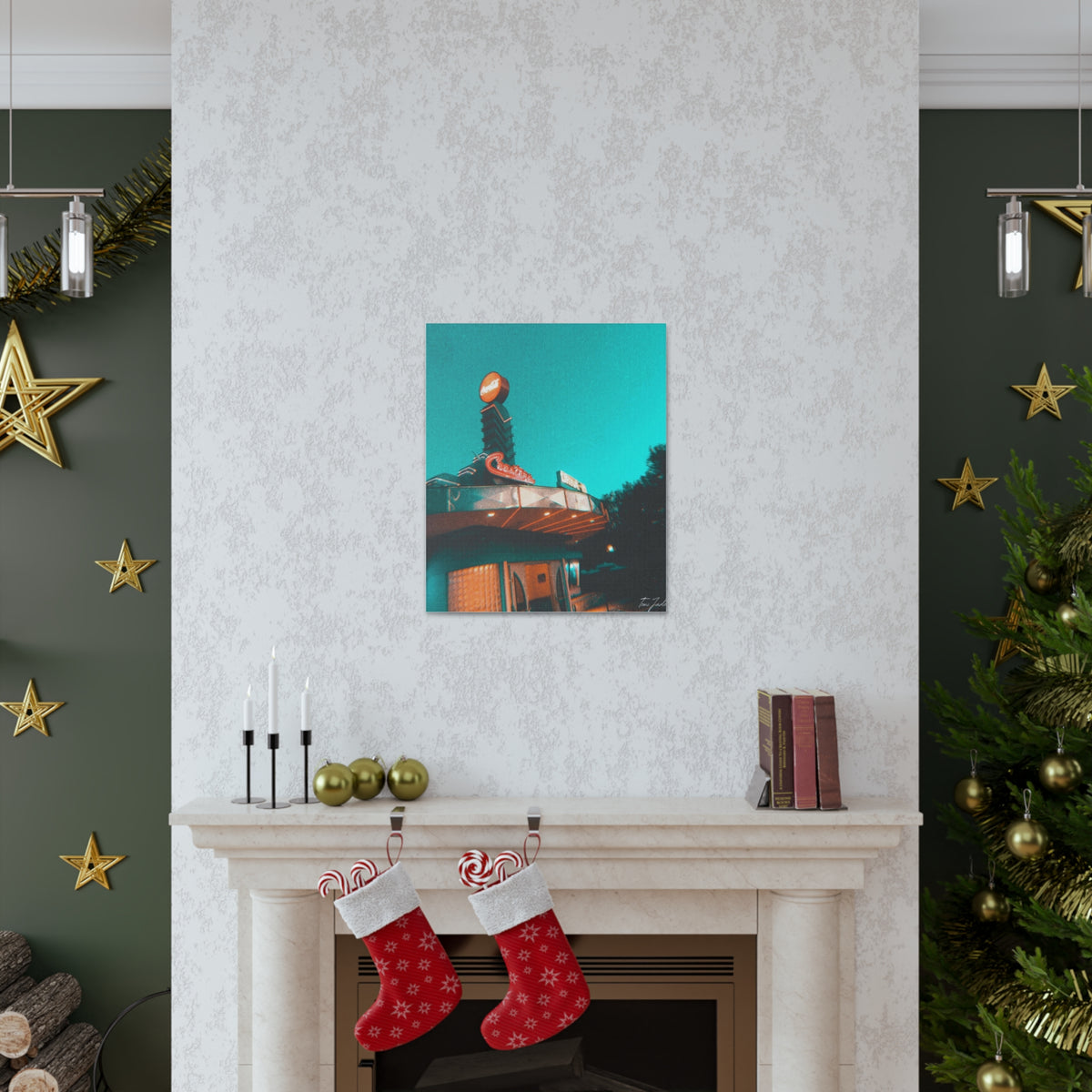 Coasters Drive In - Canvas Gallery Wraps