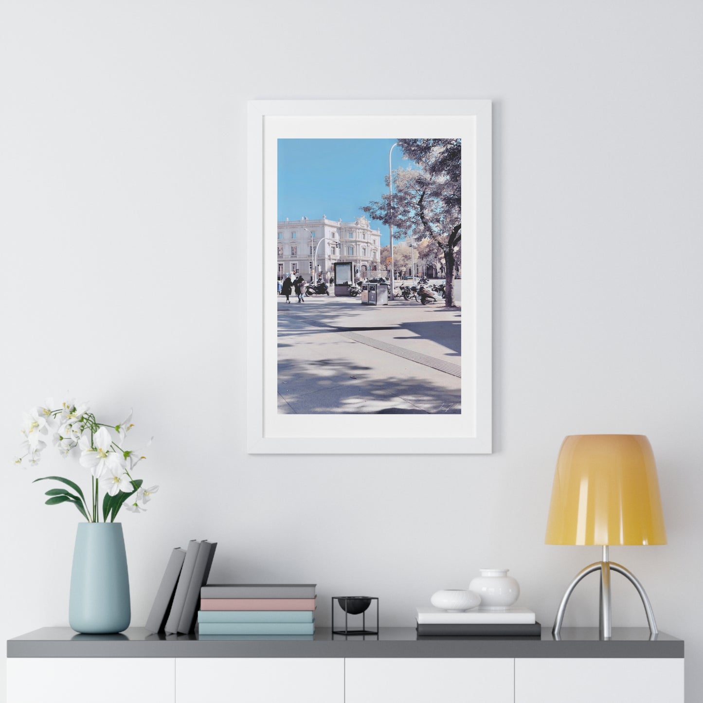 Sunny Winters - Framed Vertical Poster