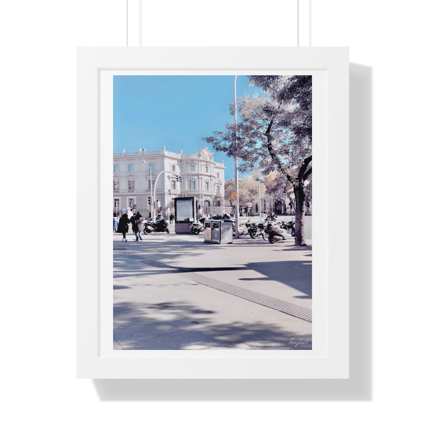 Sunny Winters - Framed Vertical Poster