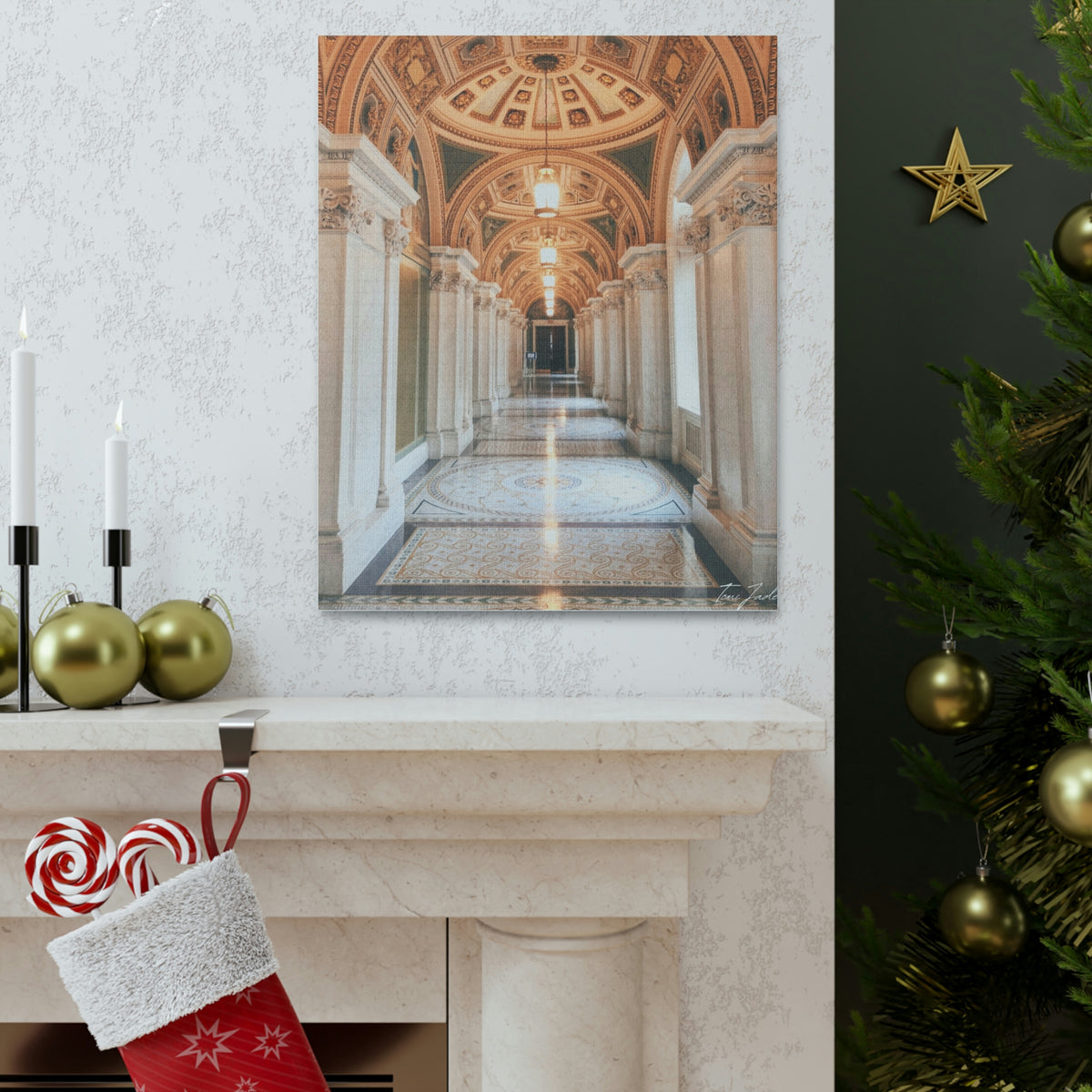 Halls Of The Capitol - Canvas Gallery Wraps - TomiJadePhotos