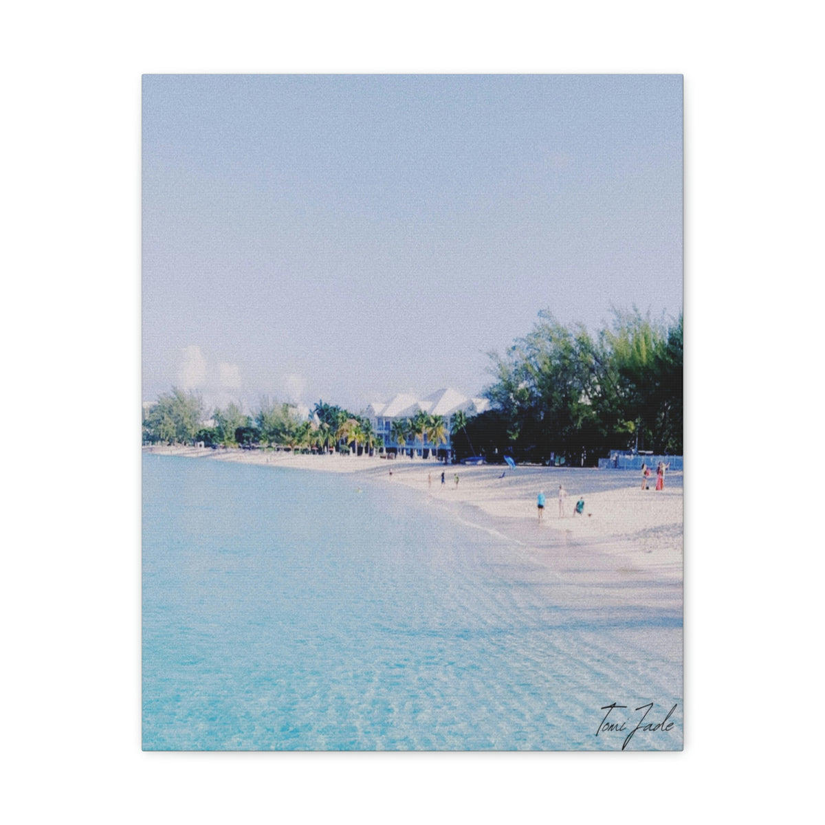 White Beach - Canvas Gallery Wraps - TomiJadePhotos
