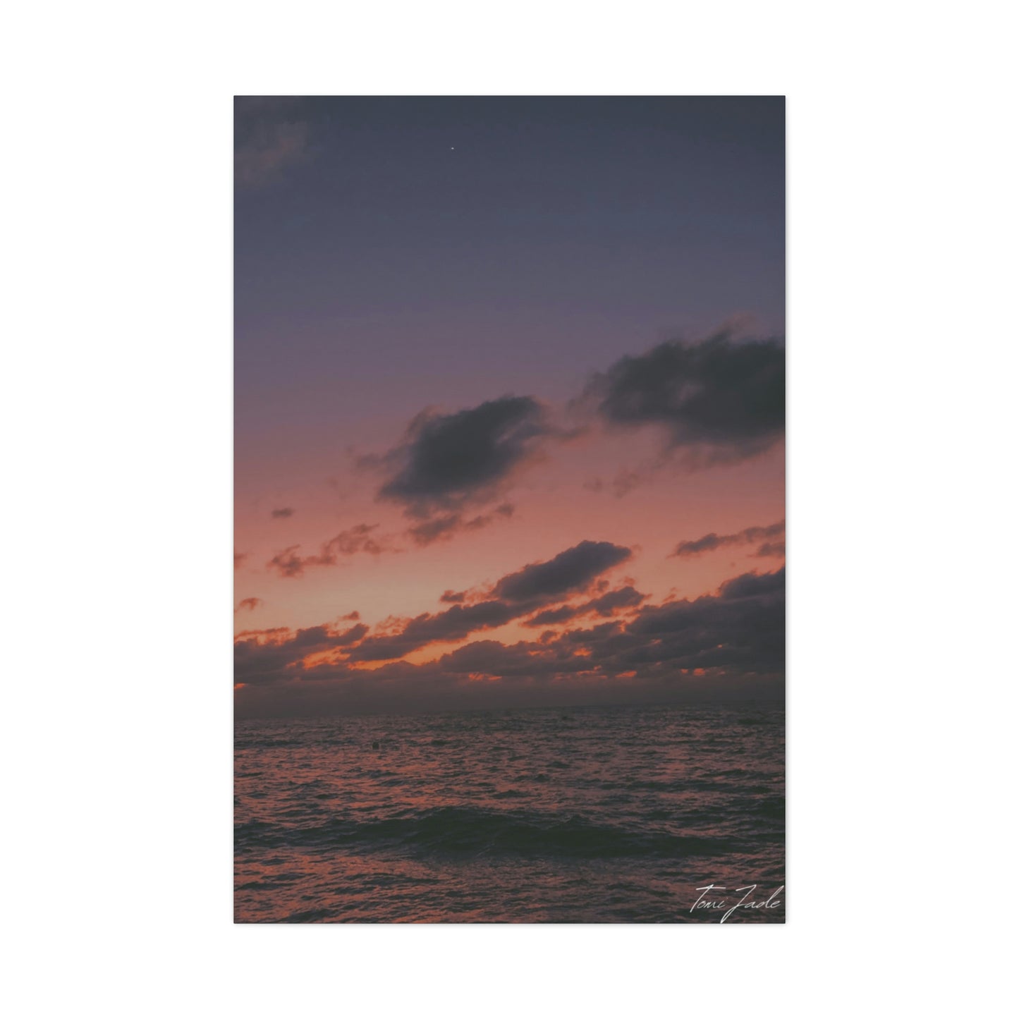 Night At The Beach - Canvas Gallery Wraps - TomiJadePhotos
