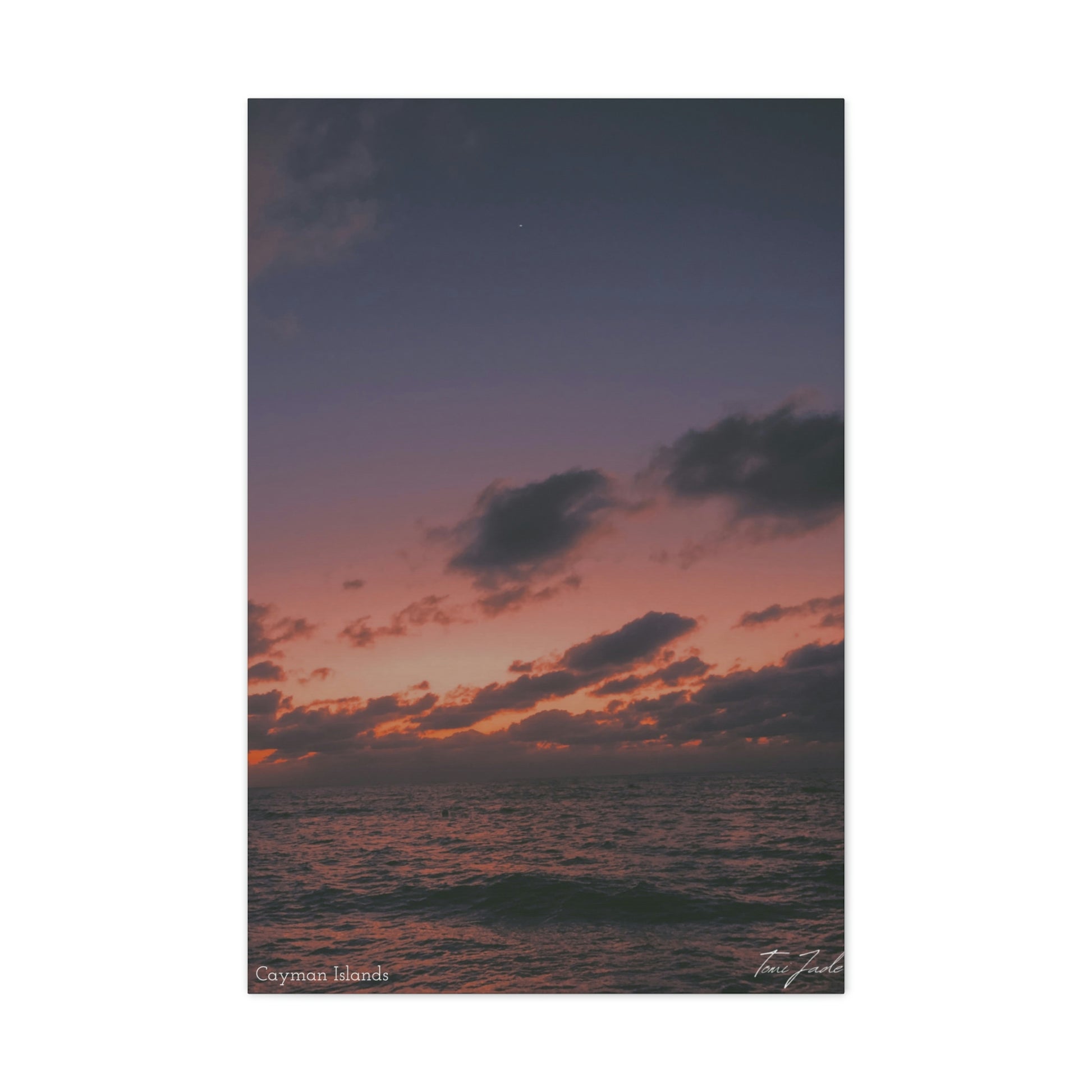 Night At The Beach - Canvas Gallery Wraps - TomiJadePhotos