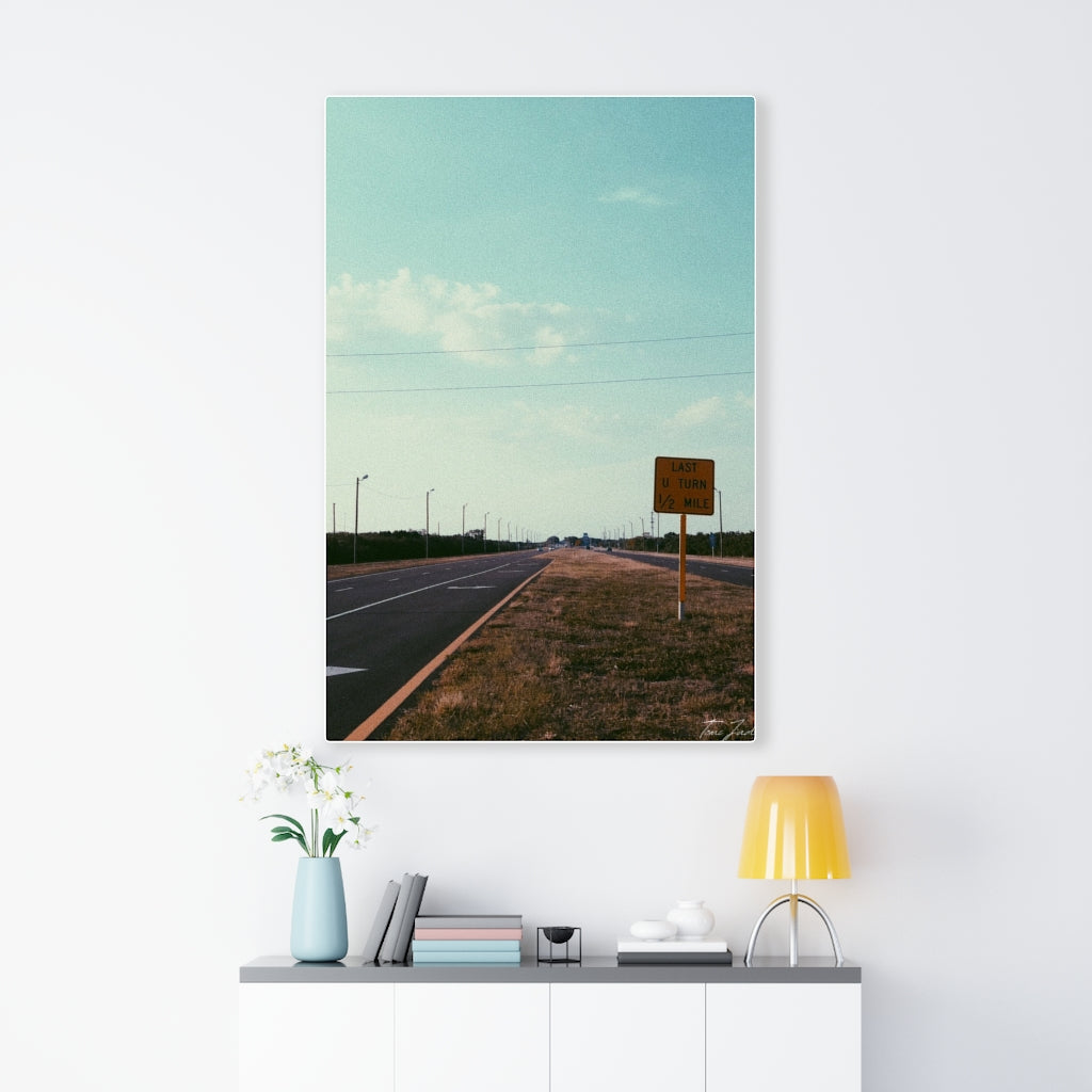 Road In The Horizon-Canvas Gallery Wraps - TomiJadePhotos
