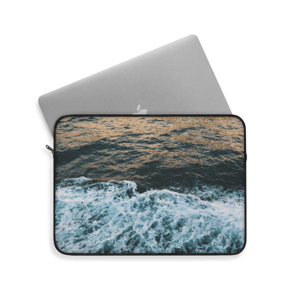 Rushing Waters-Laptop Sleeve - TomiJadePhotos