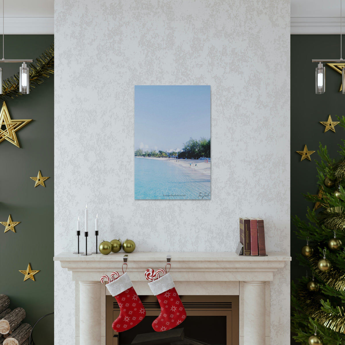 White Beach - Canvas Gallery Wraps - TomiJadePhotos