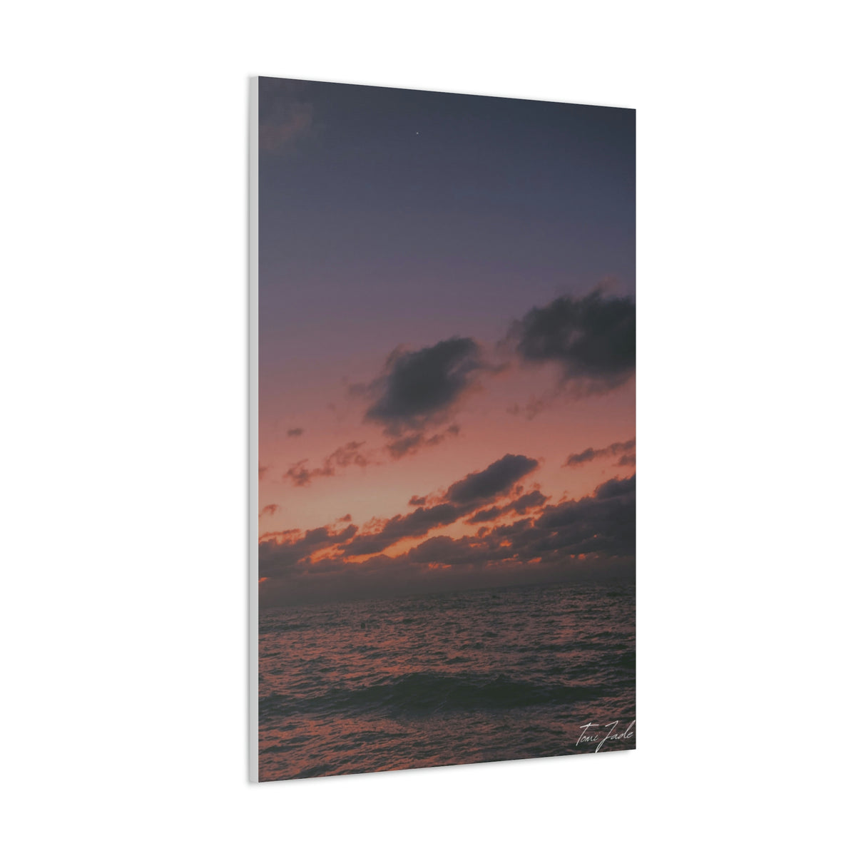 Night At The Beach - Canvas Gallery Wraps - TomiJadePhotos