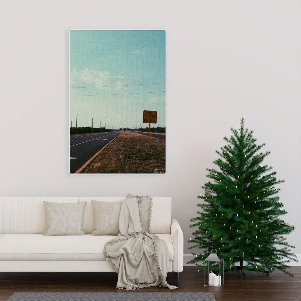 Road In The Horizon-Canvas Gallery Wraps - TomiJadePhotos