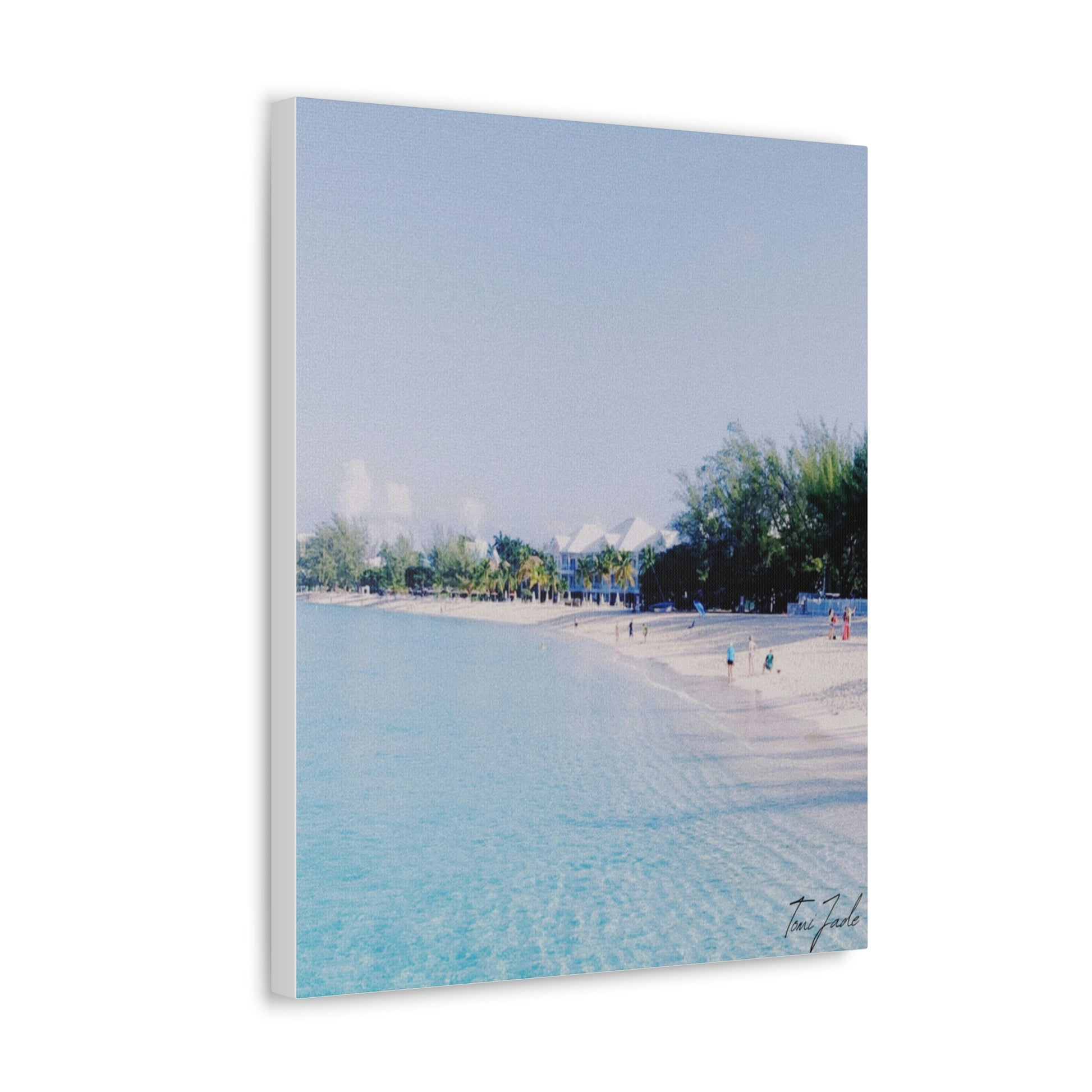 White Beach - Canvas Gallery Wraps - TomiJadePhotos