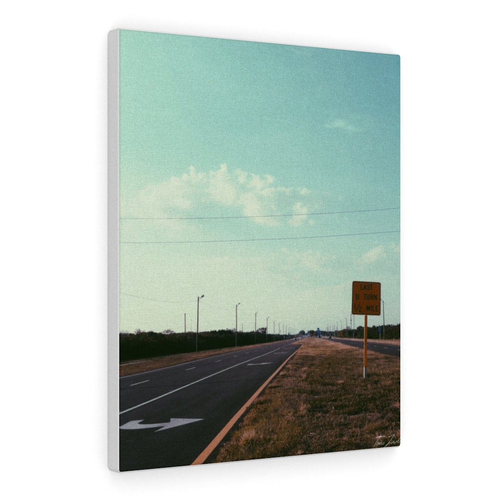 Road In The Horizon-Canvas Gallery Wraps - TomiJadePhotos