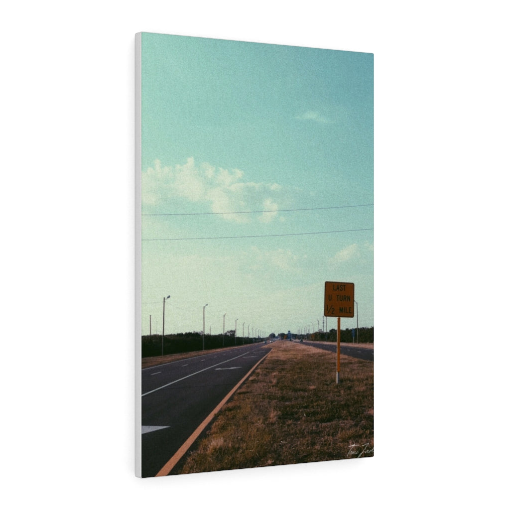 Road In The Horizon-Canvas Gallery Wraps - TomiJadePhotos